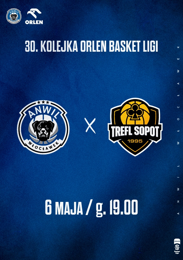 Bilety Anwil Włocławek vs Energa Trefl Sopot